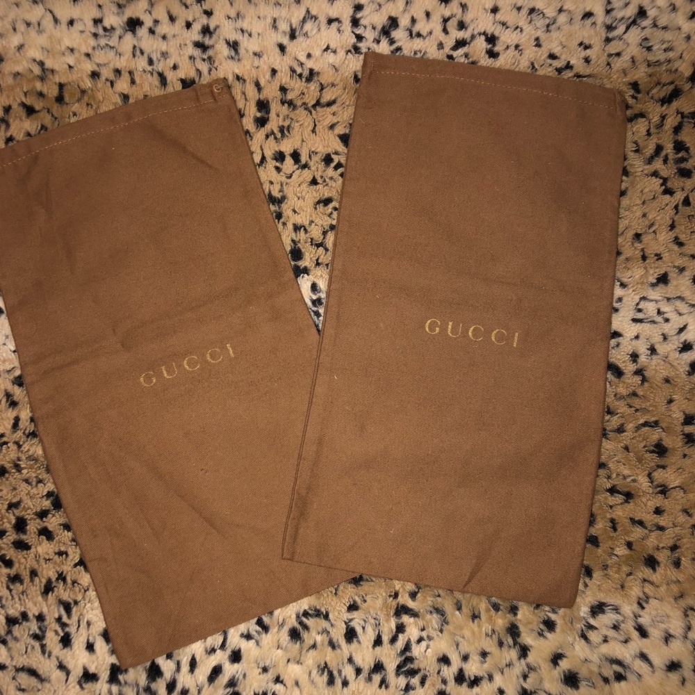 Two new GUCCI shoe / travel bags